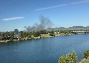 Brand auf der Floridsdorfer Brücke